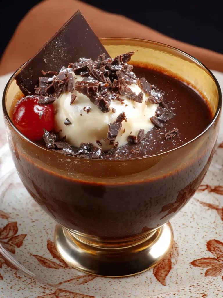 Chocolate Pot de Crème For One First Image