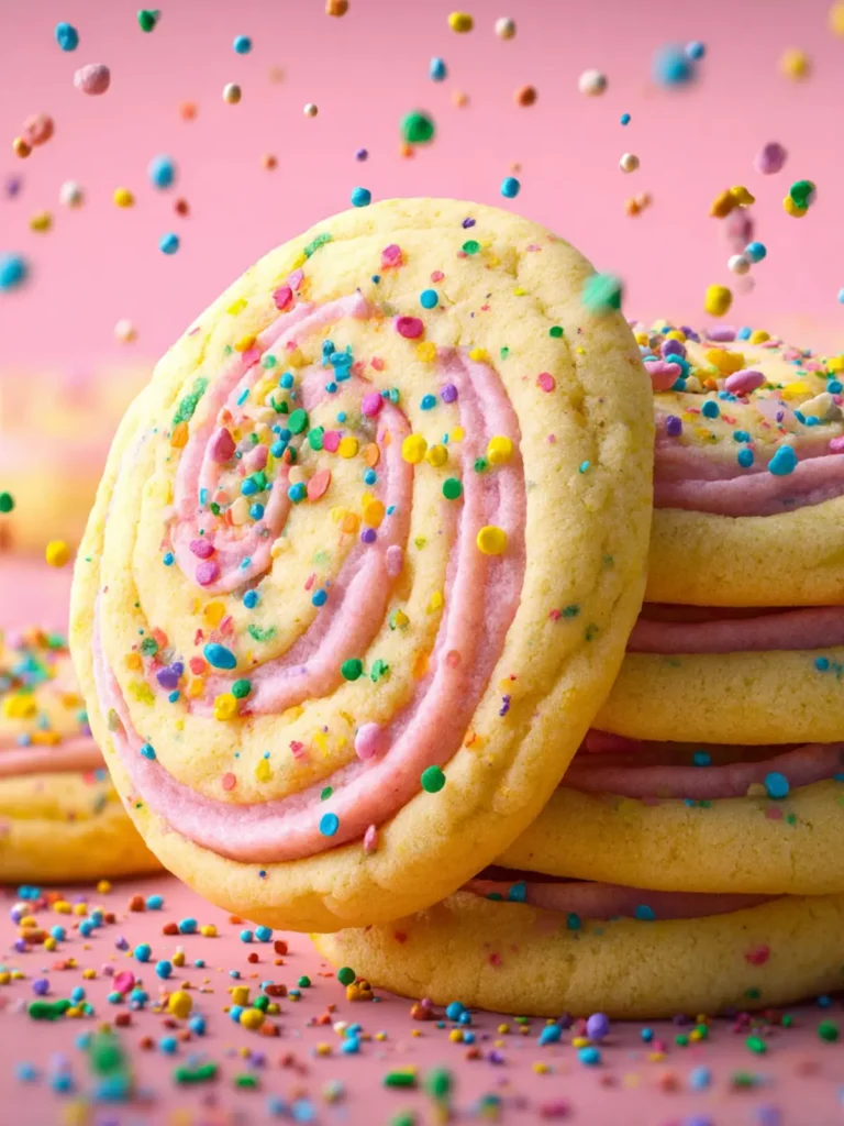 Copycat Crumbl Confetti Cookies First Image