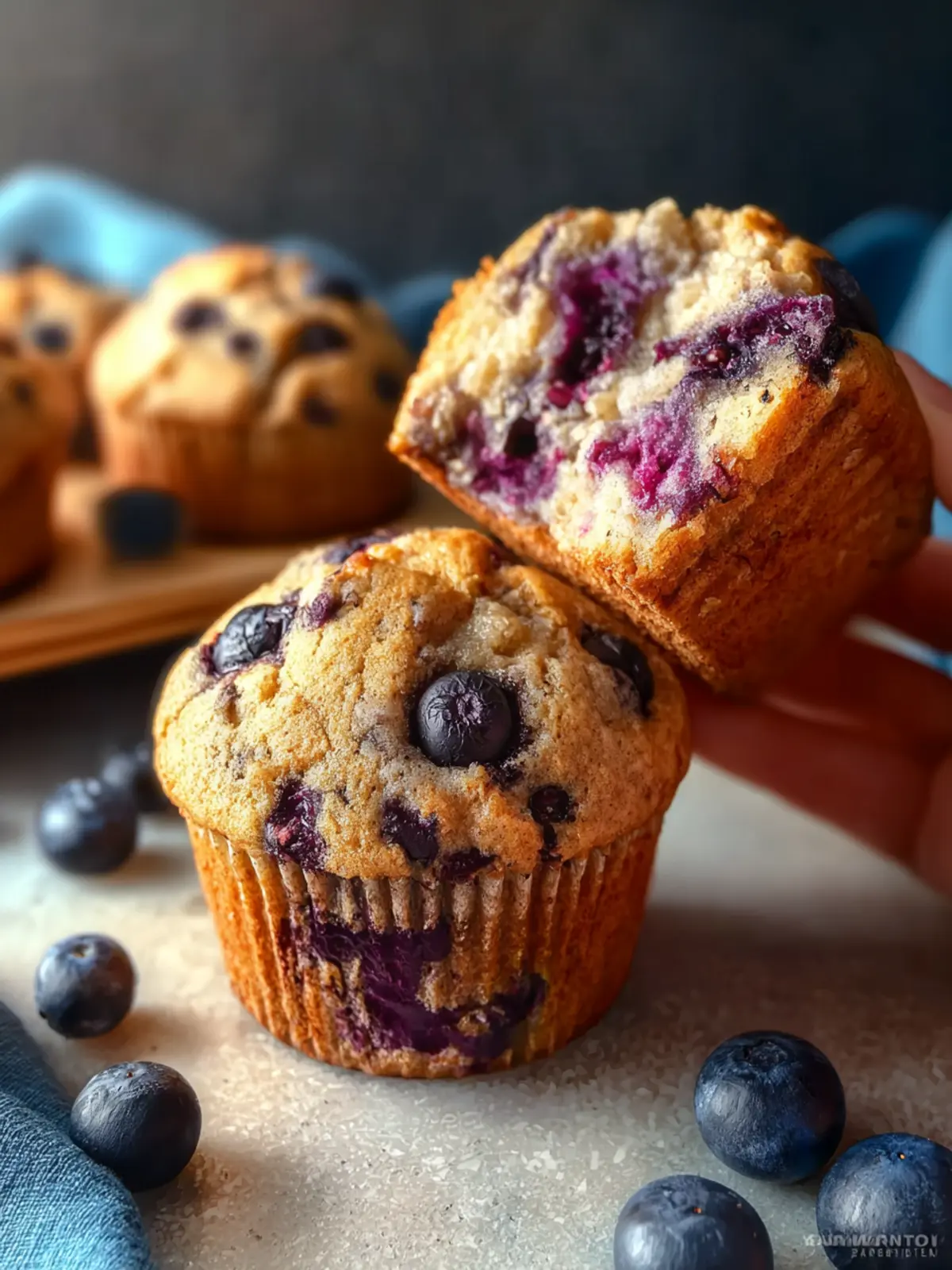 Cottage Cheese Blueberry Muffins: Irresistibly Moist & Delicious