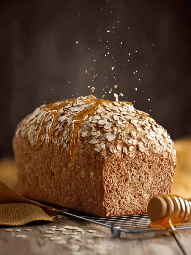 High Altitude Honey Buttermilk Oat Bread First Image