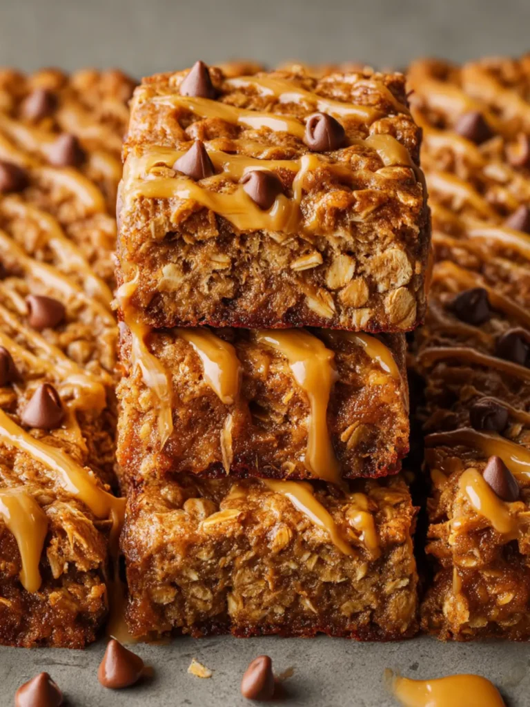 Peanut Butter Banana Oatmeal Bars First Image
