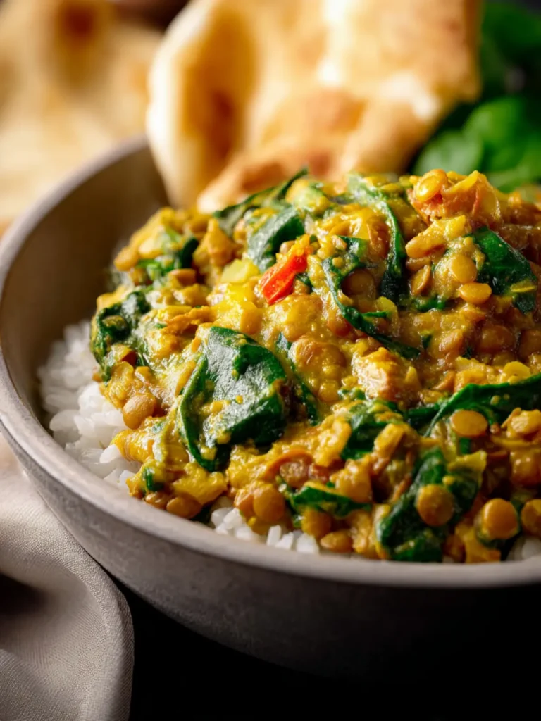 Spinach Lentil Curry First Image