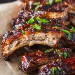 Asian Sticky Slow Cooker Ribs [+ Video] First Image