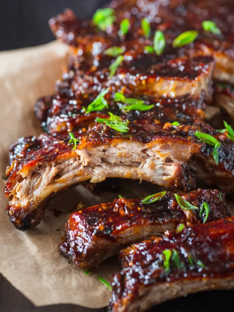 Asian Sticky Slow Cooker Ribs [+ Video] First Image