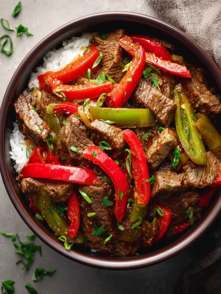 Crockpot Pepper Steak First Image