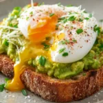 Elevate Your Breakfast: Avocado Toast with Poached Egg Delight First Image