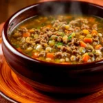 Lentil Soup with Ground Beef First Image