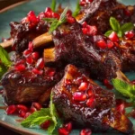 Pomegranate-Glazed Lamb Ribs First Image