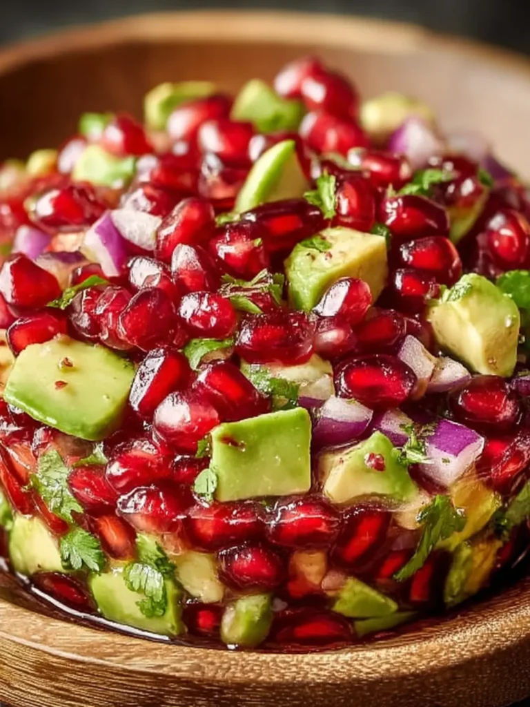 Pomegranate Avocado Salsa First Image