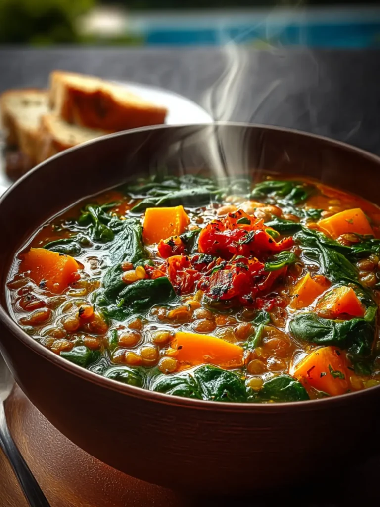 Spinach Lentil Soup First Image