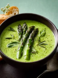 Asparagus Spinach Soup First Image