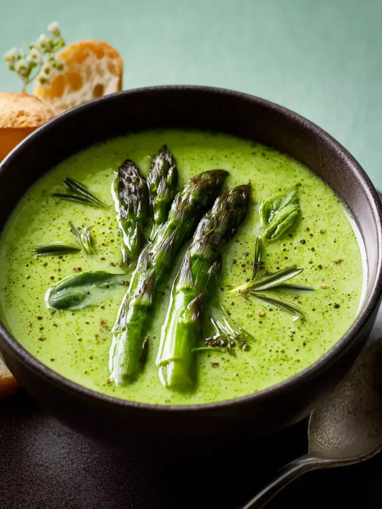 Asparagus Spinach Soup First Image