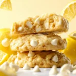 lemon white chocolate chip cookies First Image
