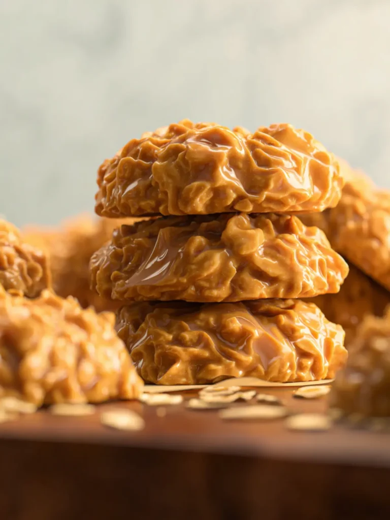 peanut butter no bake cookies First Image