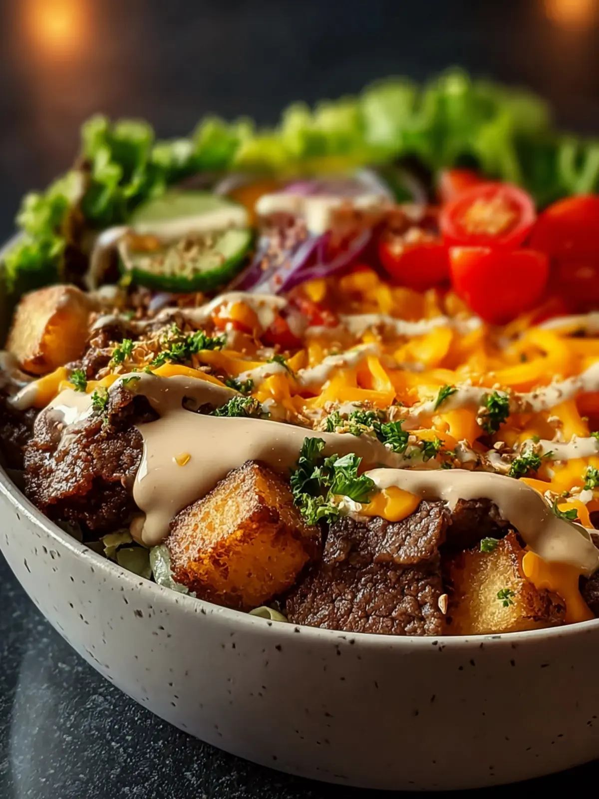 Smash Burger Bowl: Irresistibly Juicy and Totally Satisfying